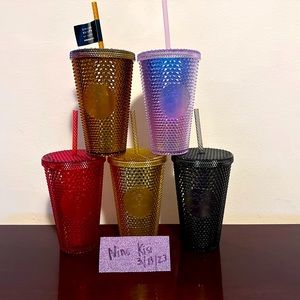 Starbucks studded grande cups